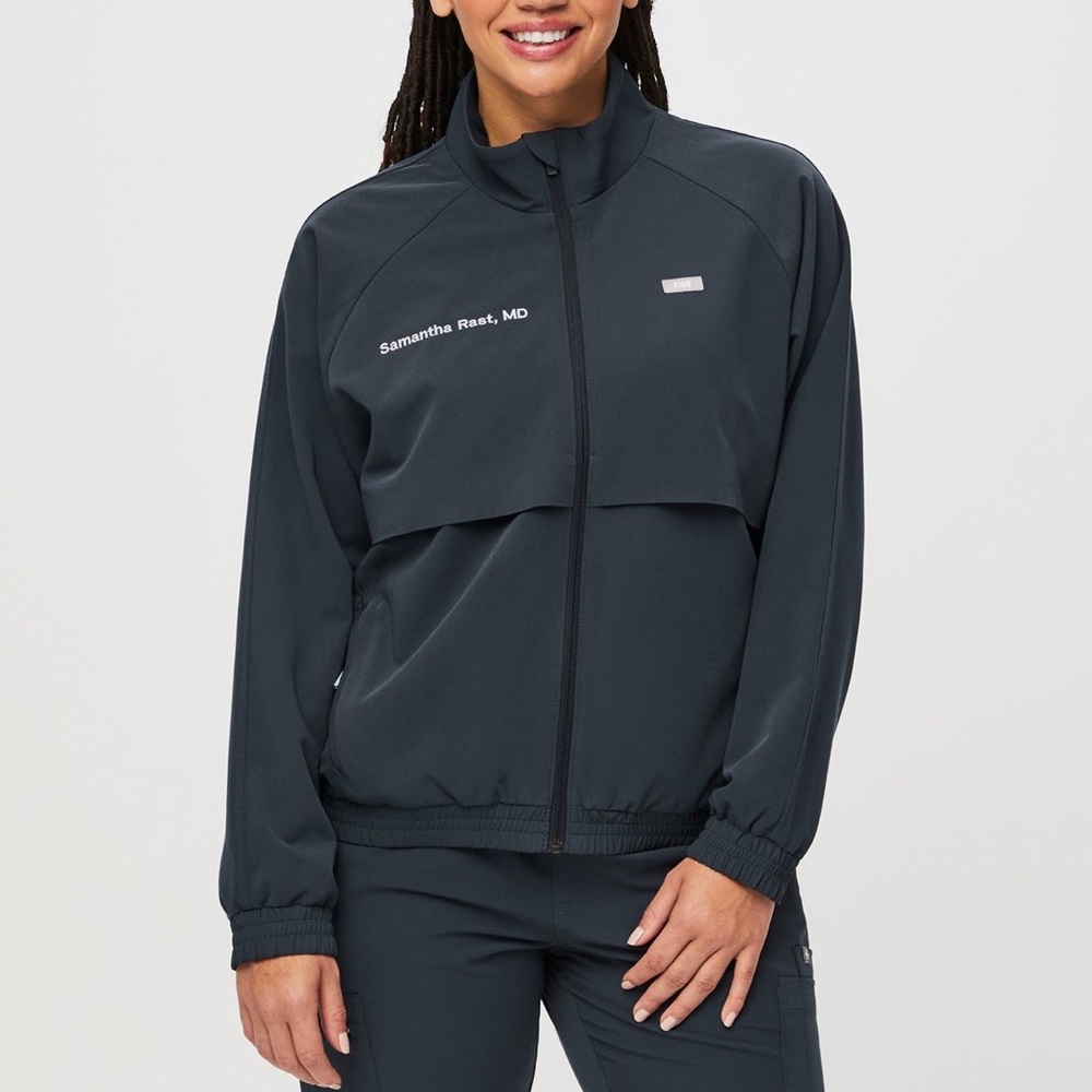 FIGS dark harbor sydney xs scrub jacket